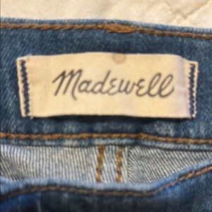 Madewell high rise slim crop jeans